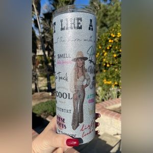 Lainey Wilson soundtrack glitter Tumblr 20oz